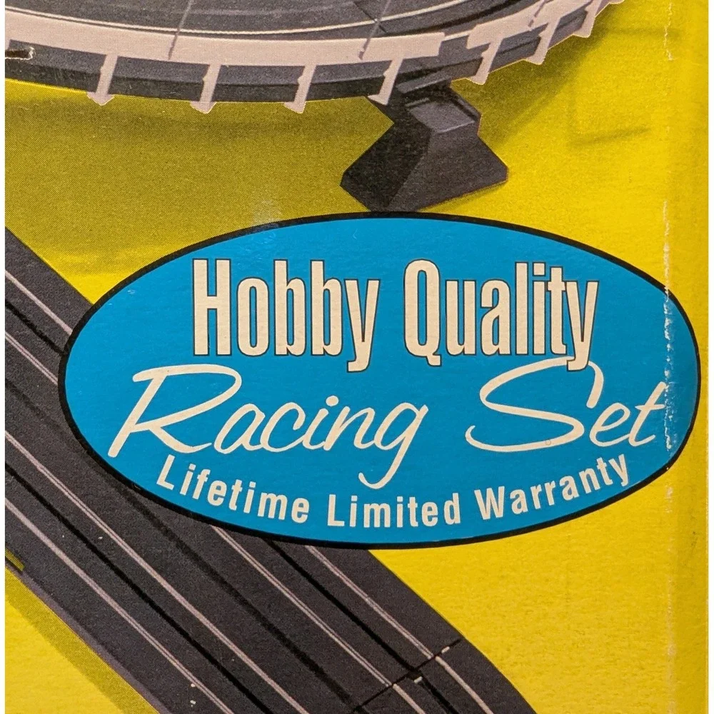 NASCAR Speedway HO Slot Car Set 15 1/2' Race Track Factory Sealed